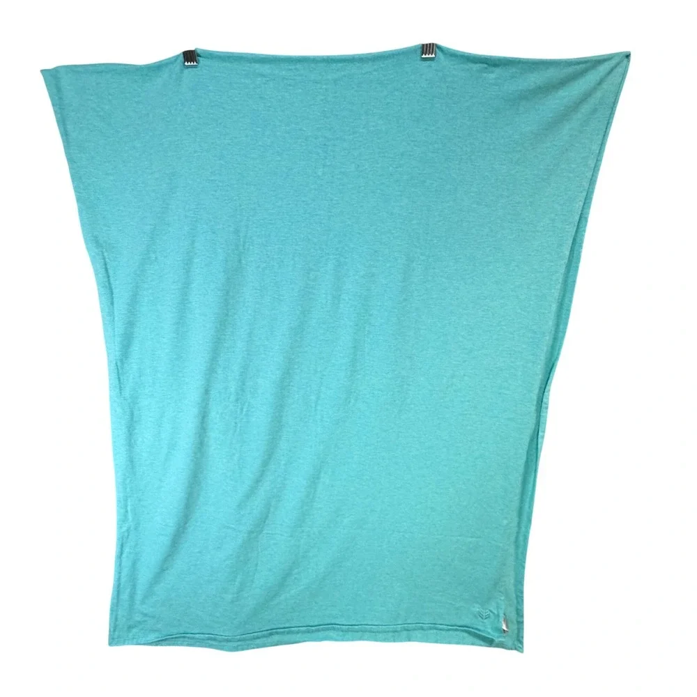 Coolibar The Sanibel Everyday Beach Shawl Womens OS Blue Heather Cozy UPF 50+